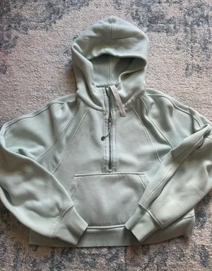 Lululemon Scuba Oversized Half-Zip Hoodie XS/S Mint Moment thumbnail 5