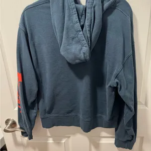 Source Unknown Blue Hoodie with Pink and Green Accents thumbnail 4