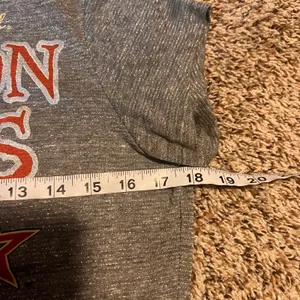 Houston Astros Womens Gray Sparkle T Shirt MLB Baseball Major League Size‎ L thumbnail 4