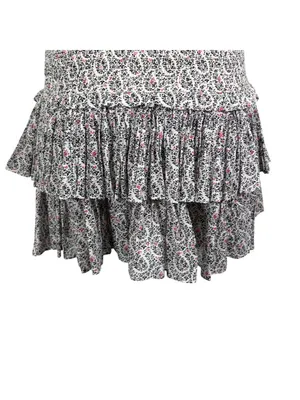 Isabel Marant Etoile Naomi Smocked Mini Skirt Size 36 US 4 thumbnail 9