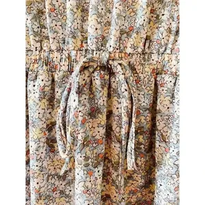 NWT Siena Sky Spaghetti Straps Multicolor Flowery Ruffles Womens Dress SZ Small thumbnail 7