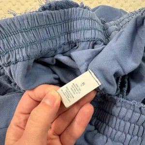 Aerie Periwinkle Blue Terry Fleece Layered Mini Lounge Skirt XL Comfy Travel thumbnail 3