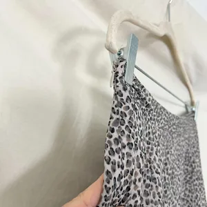 Vintage Mesh Leopard Print Midi Mesh Skirt thumbnail 3