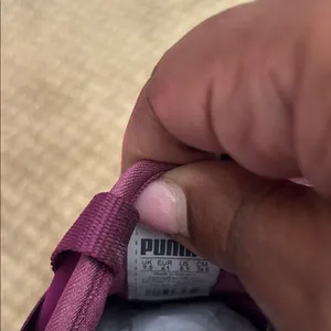 Puma Women's Slip-On Athletic Sneakers in Magenta with White Sole thumbnail 6