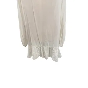 Eberjey Summer of Love Elba‎ Cover Up Dress White Crochet Tunic Size Large thumbnail 11