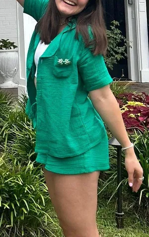 Green Comfy Pj Set thumbnail 1