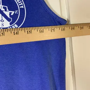 St Lawrence University Outing Club Tank Top Blue Small Peakin 2017‎ Collegiate thumbnail 5