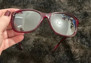 Oakley Red Oakley Sunglasses drop in mirrored glasses women's thumbnail 1