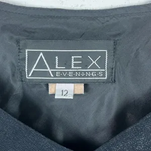 Alex Evenings slimming v-neck sleeveless maxi dress thumbnail 3