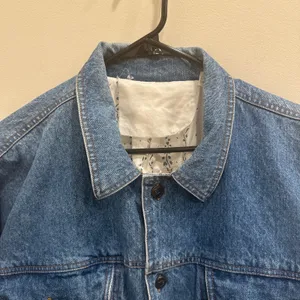Vintage 80s Medium Blue Wash Oversized Denim Jacket Grunge Skater Streetwear Emo thumbnail 4