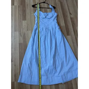 Petal And Pup Blue Maxi Dress Womens M Fit Flare Sleeveless Cottagecore Coquette thumbnail 8
