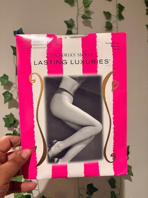 Vintage Victoria's Secret Lasting Luxuries Pantyhose - Medium - Flagstone Gray thumbnail 2