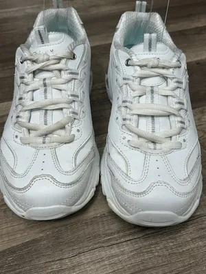 Skechers D'Lites Fresh Start Womens Shoes Size 7.5 Extra Wide White 11931EW thumbnail 2