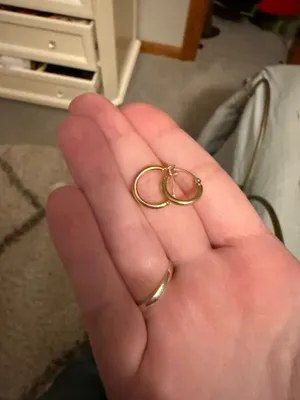 Gold hoops from Craig Husar Designs thumbnail 2
