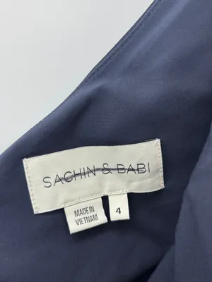Sachin + Babi Delphine One Shoulder Gown thumbnail 9