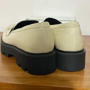Sarto by Franco Sarto Balinna Cream Patent Tassel Lug Sole Platform Loafers 8.5M thumbnail 5