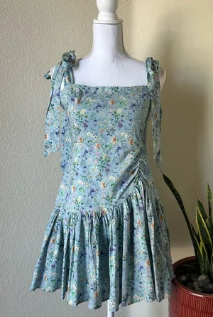 The Refinery NWT Abby Ann Floral Mini Dress thumbnail 1