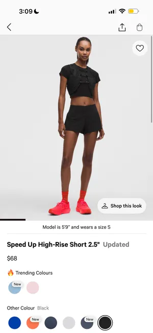 Lululemon High-Rise Speed Up Shorts thumbnail 5