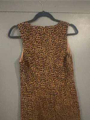 J. Crew Leopard Print Midi Dress thumbnail 5