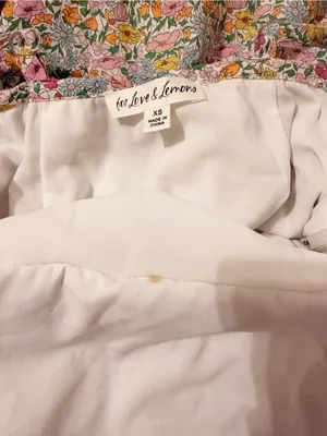 For Love & Lemons Raleigh Midi Dress Floral Tie Size XS thumbnail 5