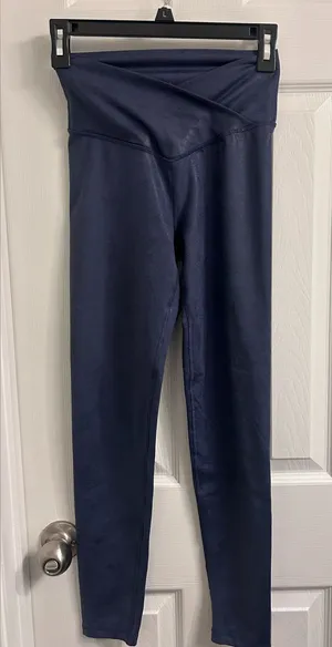 OFFLINE by Aerie Real Me Crossover Leggings Women’s Small Navy Blue thumbnail 1