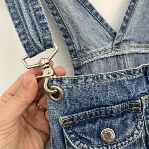 Women's Vtg Overalls London London Blue Denim 90s M Retro thumbnail 3