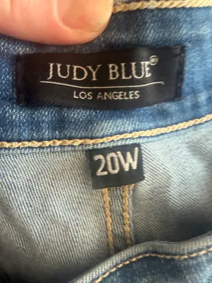 Judy Blue High Rise Wide Leg Light Wash Stretch Jeans Size 20W. thumbnail 5
