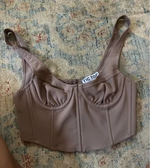 Tan Corset Tic Toc Top thumbnail 2