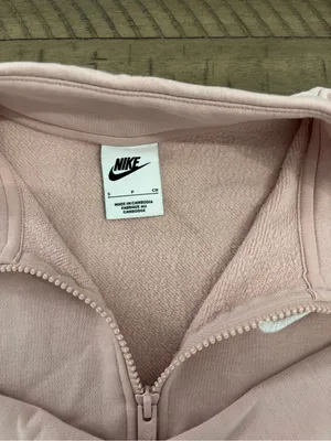 Nike Women’s Light Pink Half-Zip Pullover Sweatshirt thumbnail 3