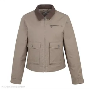 Ridgecut Insulated Work Jacket Women Brown Utility Duck Canvas Coat Size Medium thumbnail 1