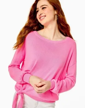 Lilly Pulitzer pink‎ sweater size large new thumbnail 1