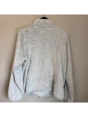 Women’s Columbia Full-Zip High-Pile Fleece Jacket - Light Gray - Size XL thumbnail 3