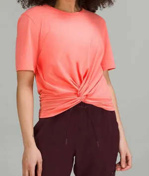 Lululemon Crescent T-Shirt Raspberry Cream thumbnail 1