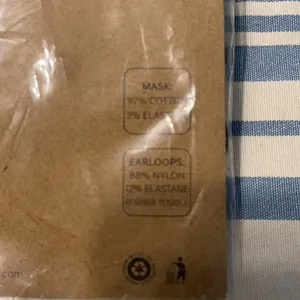 Rae Dunn His Hers Reusable Face Masks‎ Black NEW thumbnail 7
