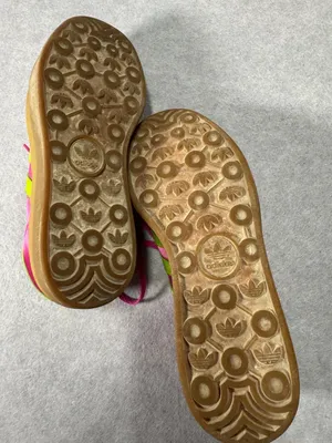Adidas Gazelle Bold Size 7 Pink Yellow Platform Sneakers thumbnail 3