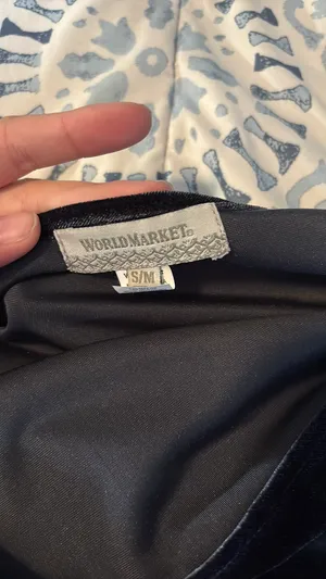 World Market Off the Shoulder Top Black thumbnail 2