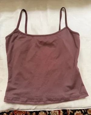 Brown Shein Cropped Tank Top thumbnail 1
