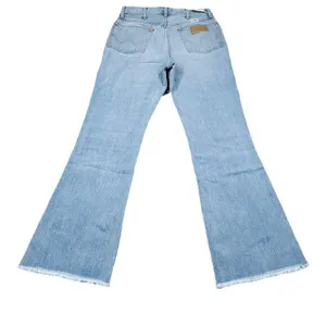 Wrangler Wrock 672 High Rise Kick Flare Jeans Light Wash Blue Cowgirl Size 25x28 thumbnail 4