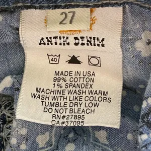 Antik Denim Vintage Blue Western Bootcut Flare Jeans Medium-Dark Wash Womens 27 thumbnail 12