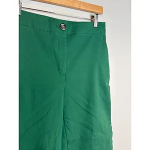 Ann Taylor the Kate green wide leg cropped pants thumbnail 4
