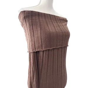 SNDYS Baha Off The Shoulder Maxi Dress in Cocoa Medium New Womens Long Gown thumbnail 7