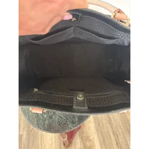 Kate Spade Grove‎ Street Maeve Leather Tote Bag Black Pink Handbag Large thumbnail 4