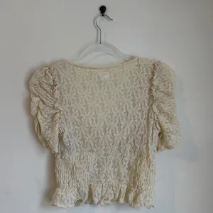 Urban Outfitters Hollie Puff Sleeve Ruffle Babydoll Blouse thumbnail 8
