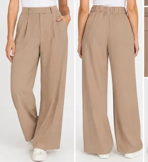 beautiful by lawrence zarian petite belted wide leg pleated trouser timeless tau thumbnail 2