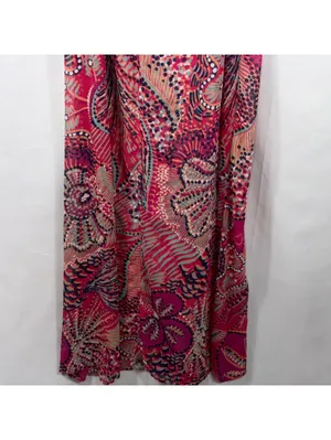 Tommy Bahama Carnival Lights Chiffon Maxi Dress Size Medium NWT thumbnail 4