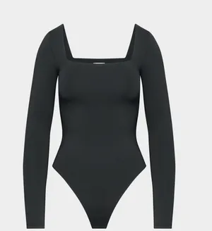 Aritzia Long Sleeve Bodysuit Babaton Contour Square Neck thumbnail 1