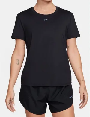 Nike front swoosh logo Tshirt, Dry-Fit, black, size L thumbnail 1