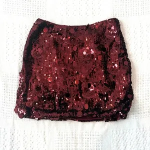 Hello Molly 4 disco reflections sequin stretch mini skirt SK2 3510 thumbnail 6