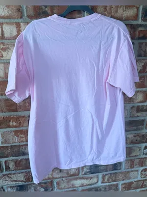 Comfort Colors Pink Short Sleeve Tee with Coffee Cup Graphic thumbnail 3