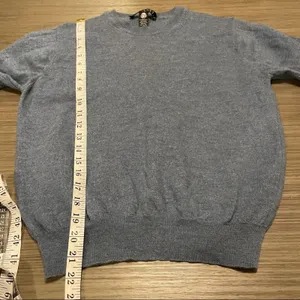 Fiesole‎ Gray Wool Long Sleeve Sweater Size M thumbnail 7